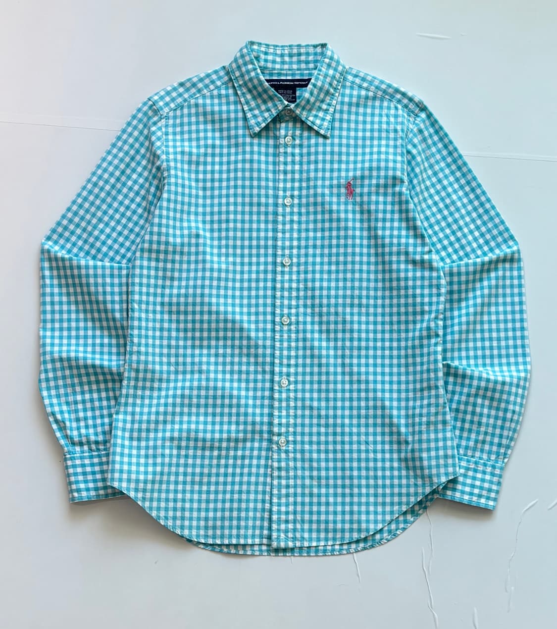 폴로랄프로렌 깅엄 체크 셔츠 상품이미지2