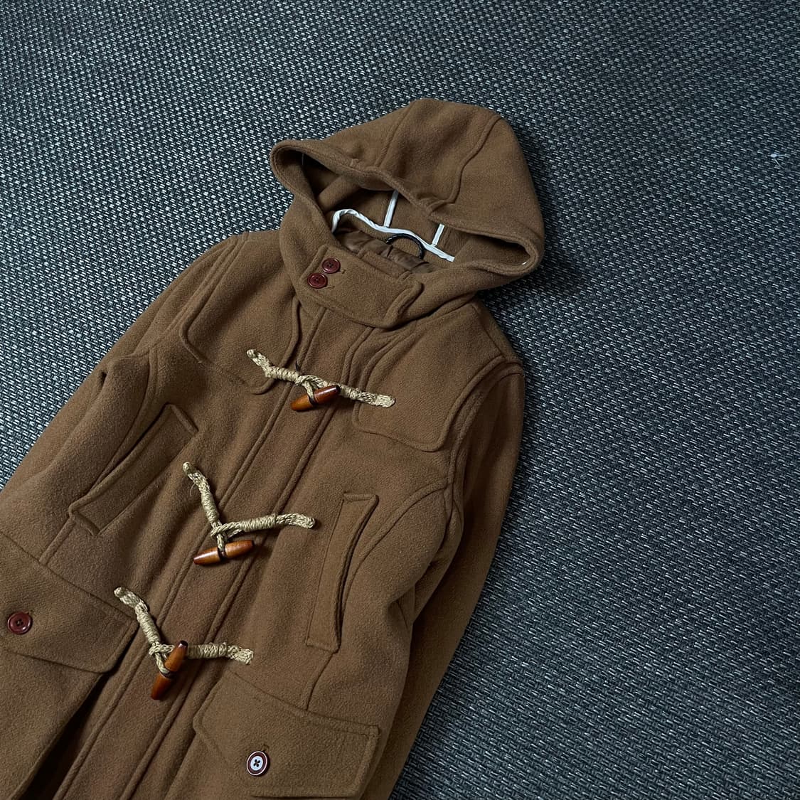 TBJ 브라운카멜 숏 더플코트 상품이미지4