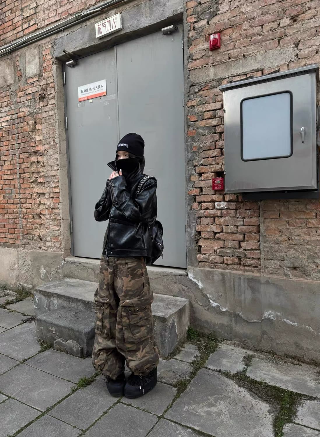 레더 바이커 자켓 상품이미지1