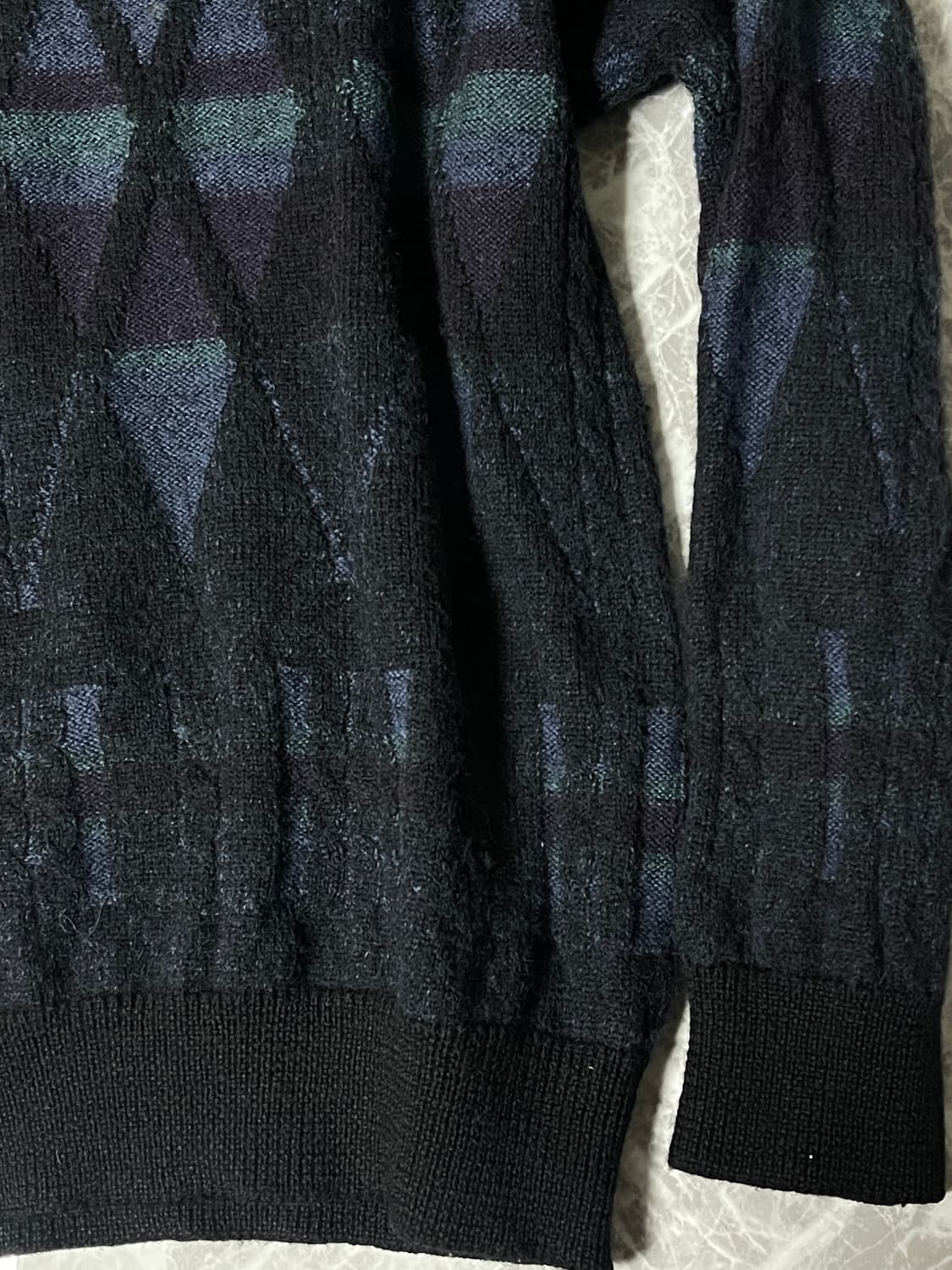 (Japanese vintage)ethnic round knit 상품이미지3