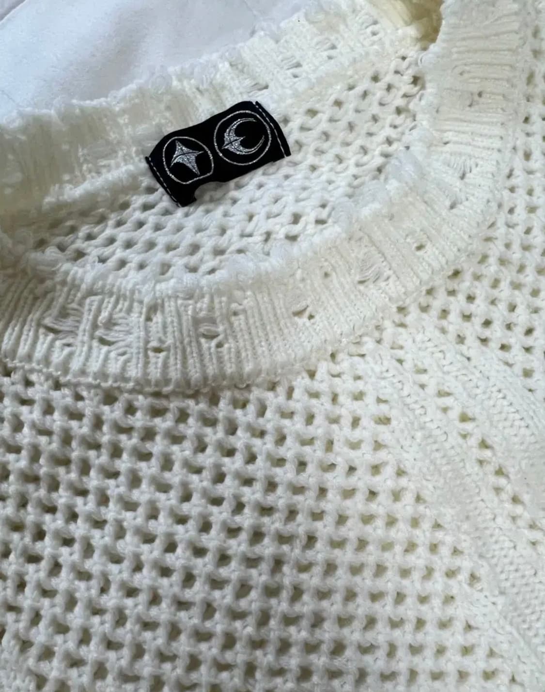 (2)떠그클럽 트라이벌니트 화이트 상품이미지2