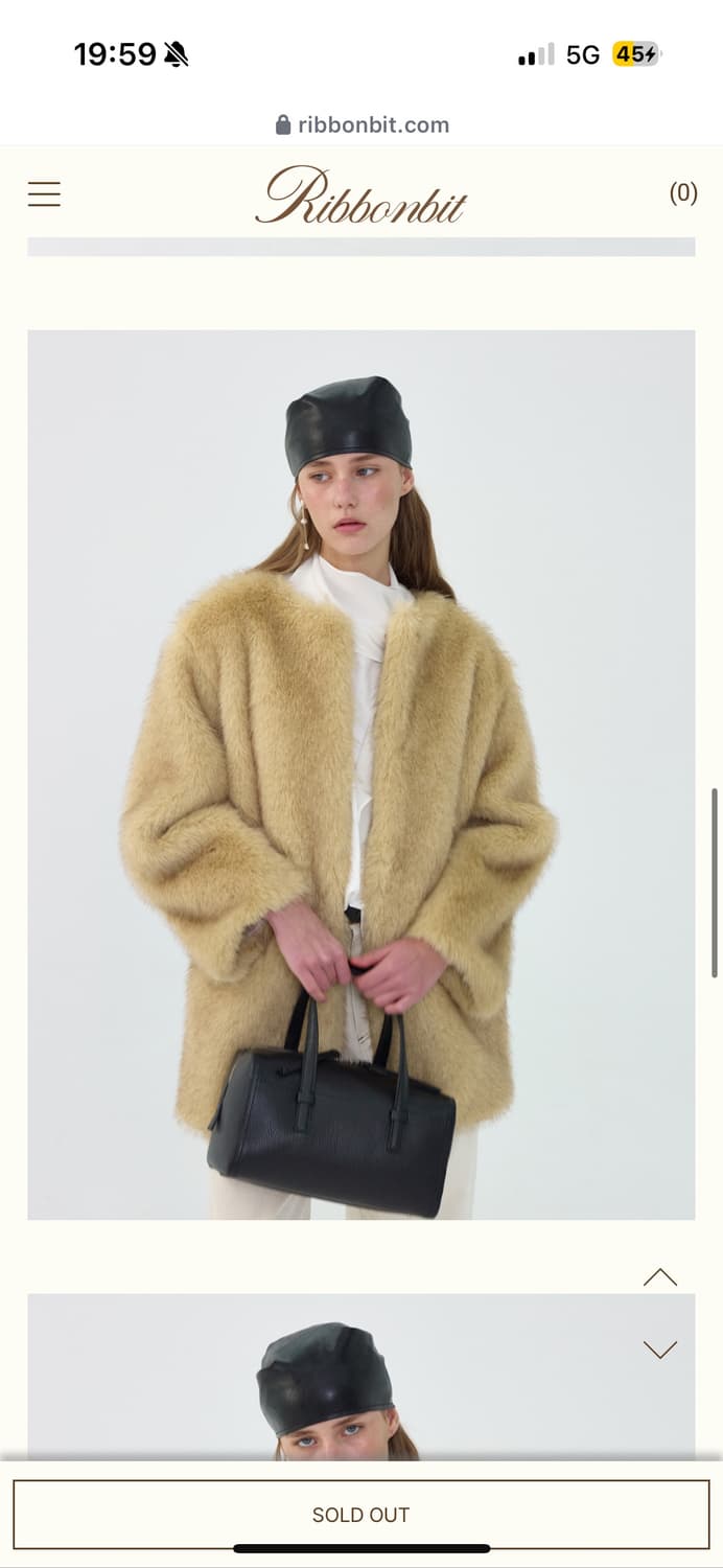 리본빛 제이드 퍼자켓 상품이미지1