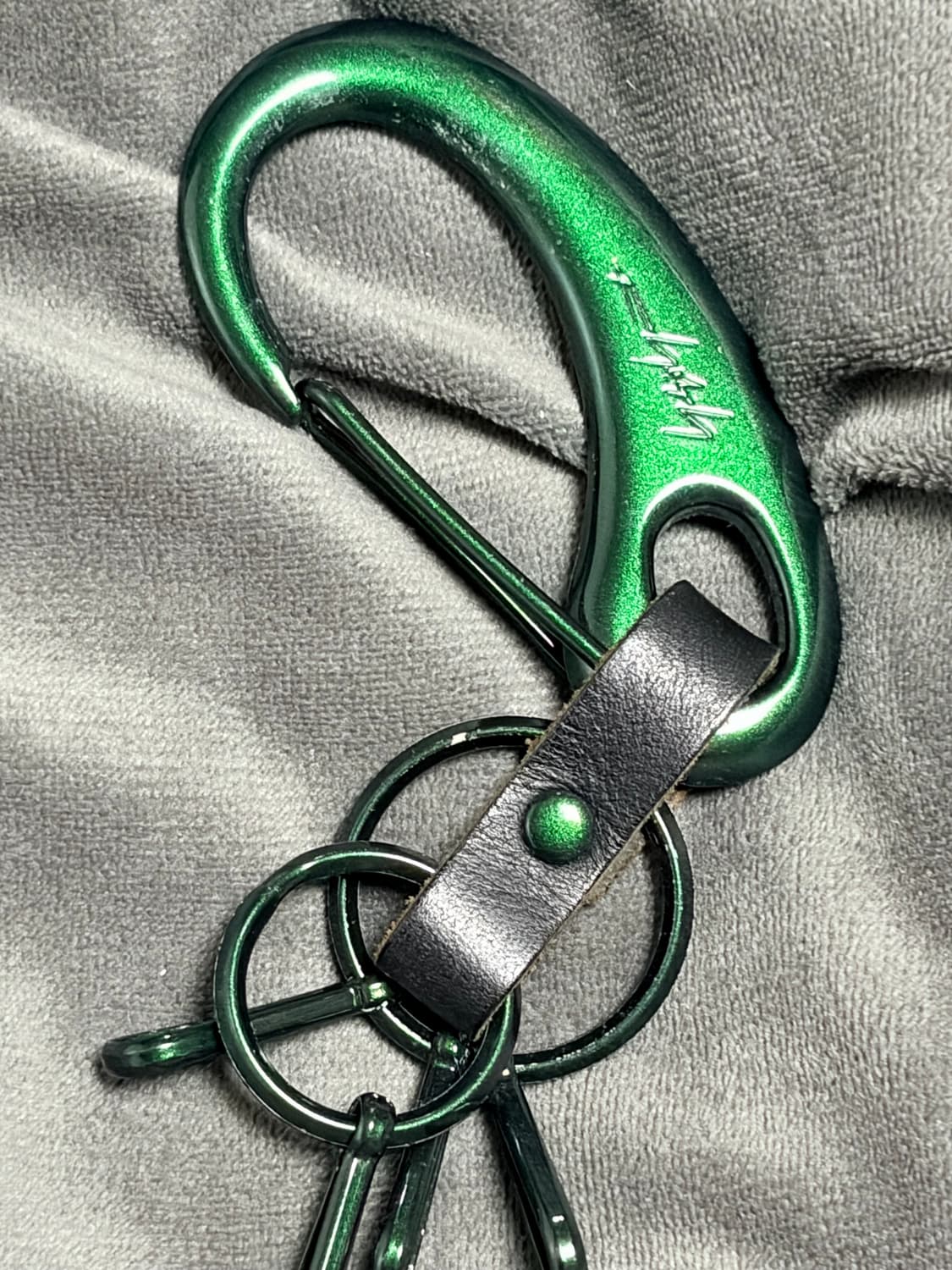 요지야마모토 카라비너 키체인 그린 상품이미지3