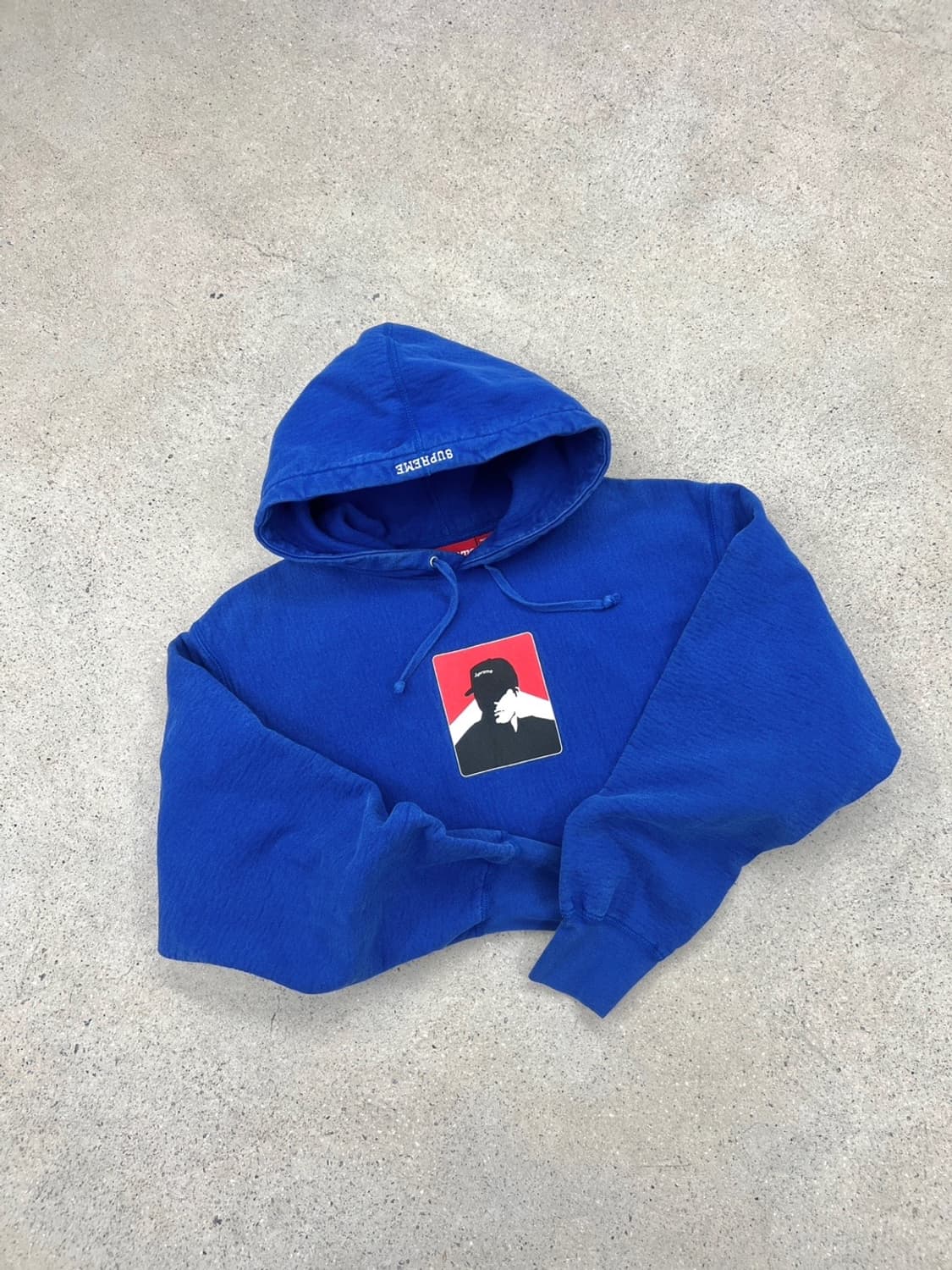 슈프림 20FW potrait 블루 후드 티셔츠 상품이미지1