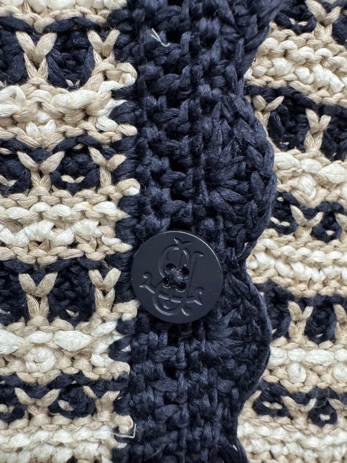 토리버치 패턴 디테일 니트 코튼 가디건 S(S) 상품이미지3