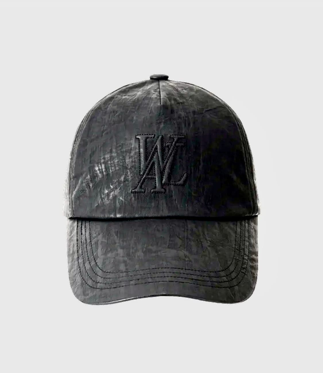 우알롱 레더 딥 시그니처 로고 볼캡  (품절) 상품이미지1