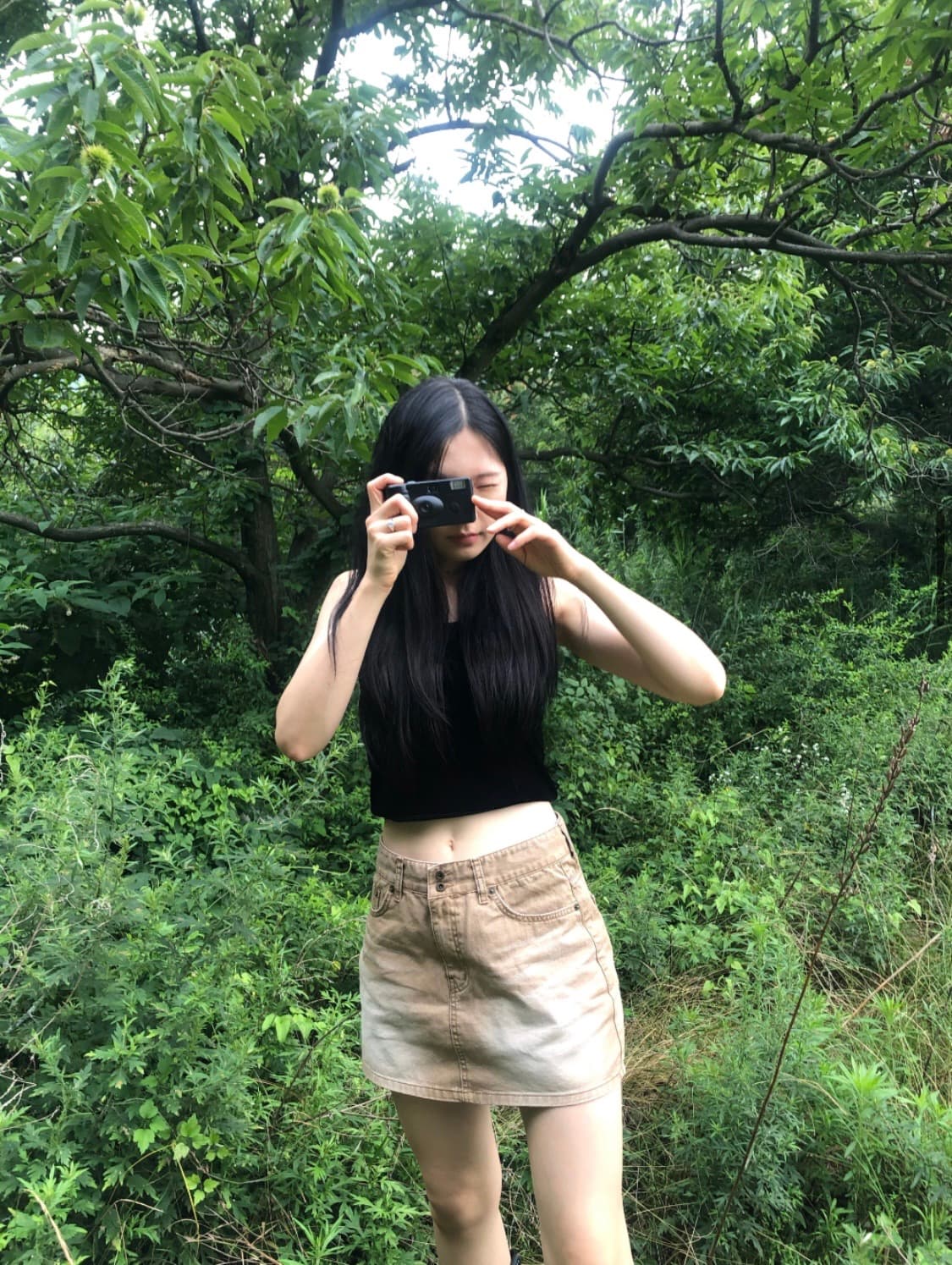애즈온 ason betty skirts M beige  상품이미지1
