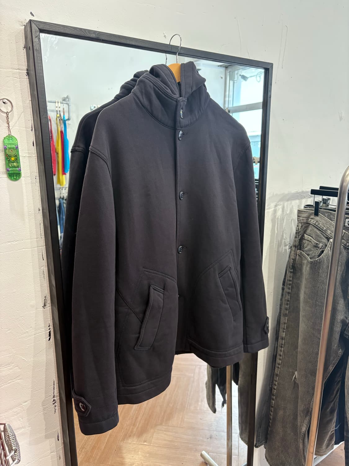 00s Armani Jeans 버튼 후디 상품이미지1