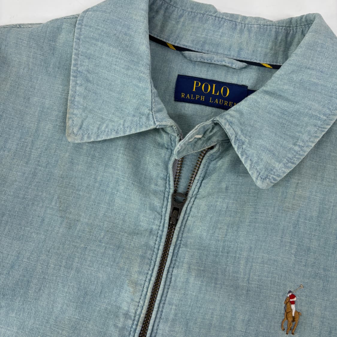 폴로 샴브레이 블루종 상품이미지6