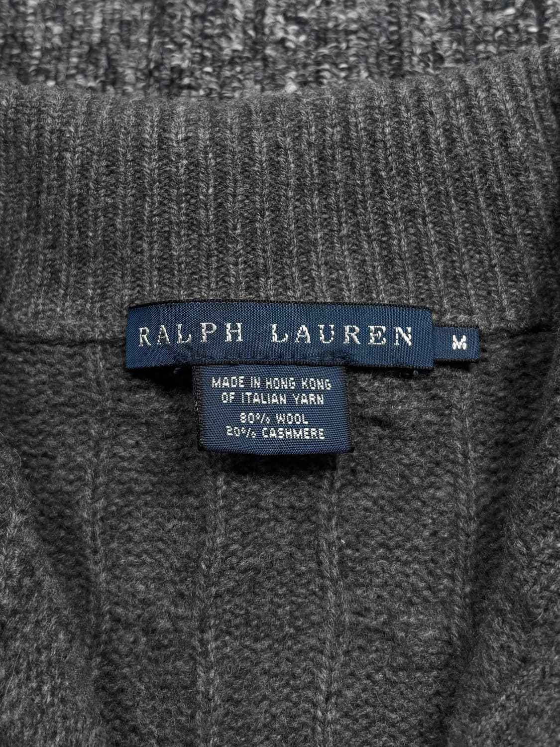 폴로 그레이 울 캐시미어 니트 원피스 상품이미지6