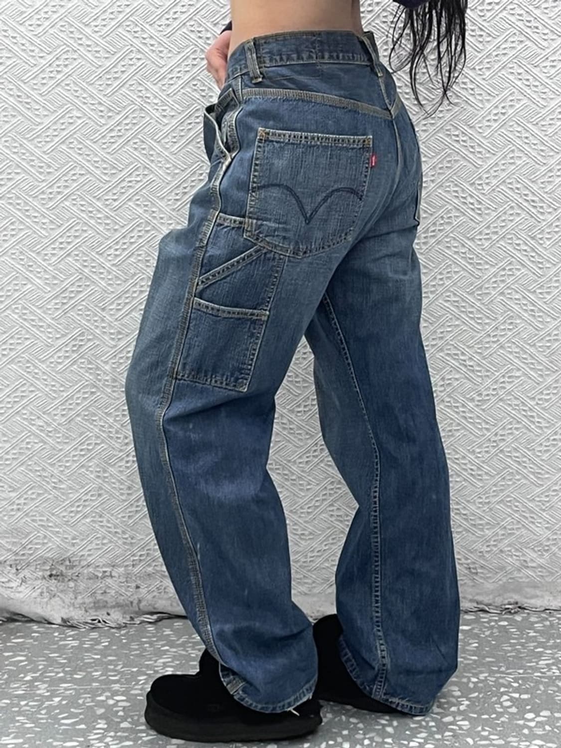 리바이스 카펜터 사이드 포켓 빈티지 워크 데님팬츠 31인치 C09367 상품이미지1