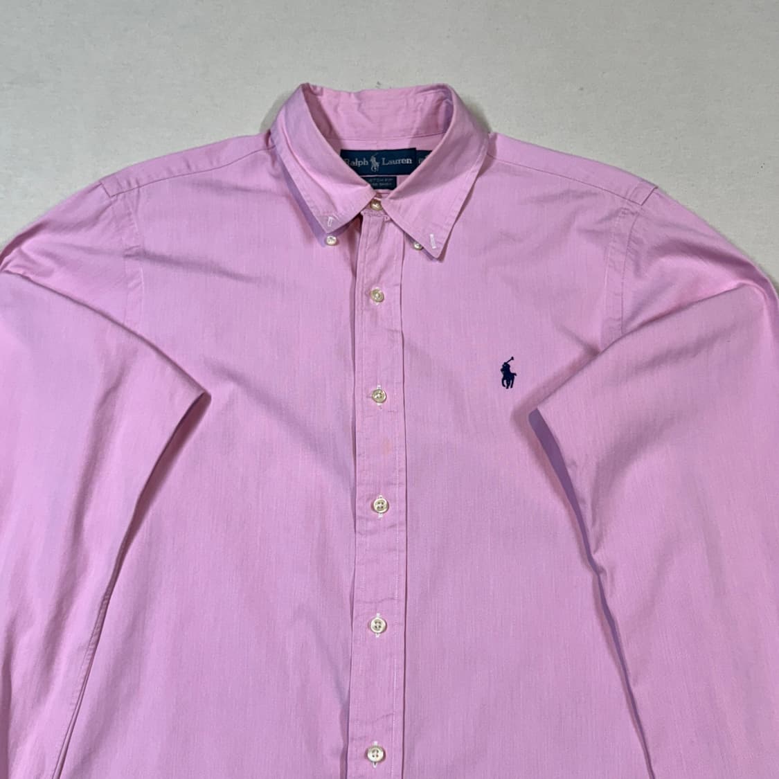 M) 폴로 랄프로렌 커스텀핏 드레스 셔츠 핑크 상품이미지3
