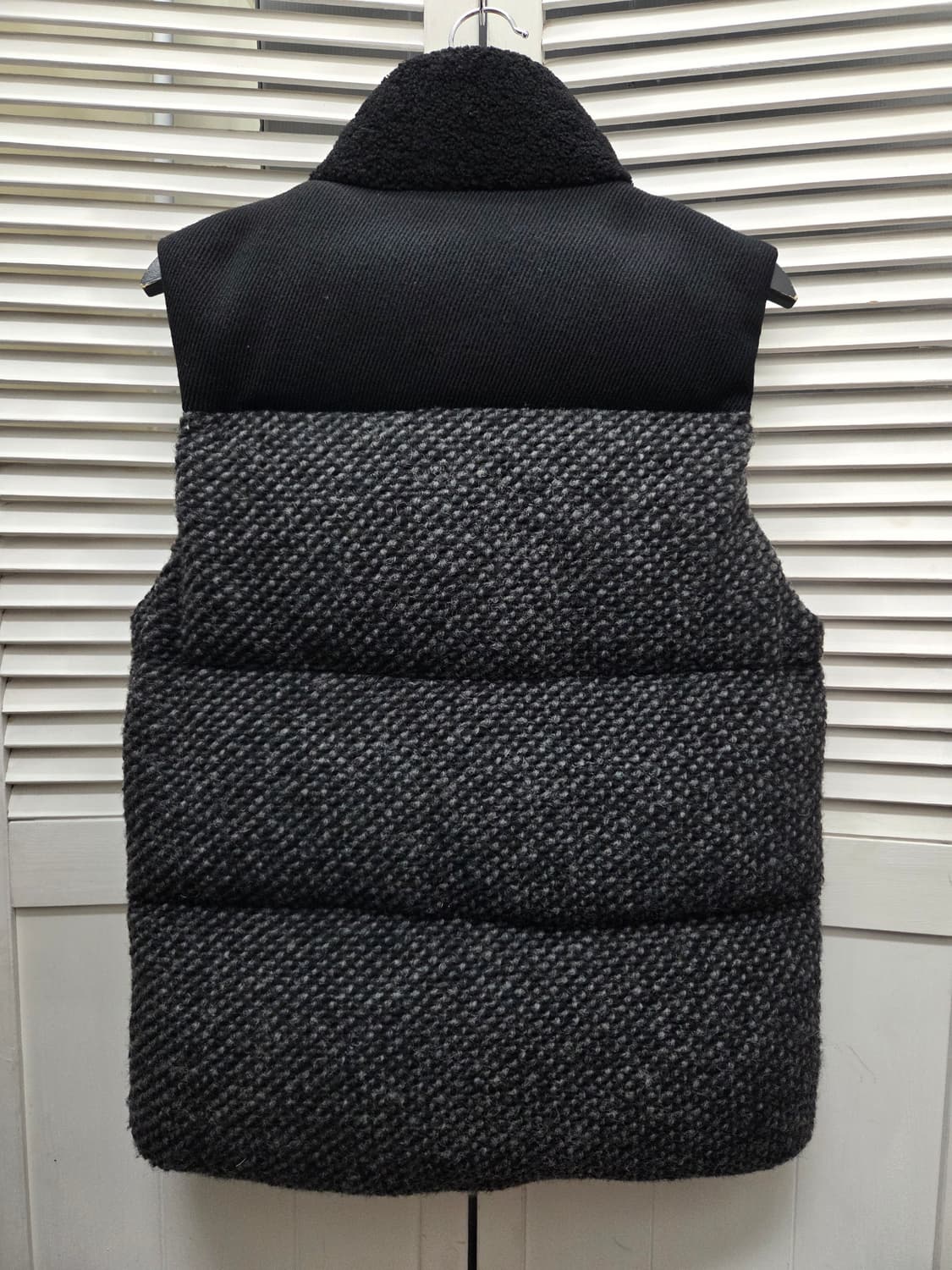 커스텀멜로우 양가죽 패치 덕다운 패딩 베스트 상품이미지6