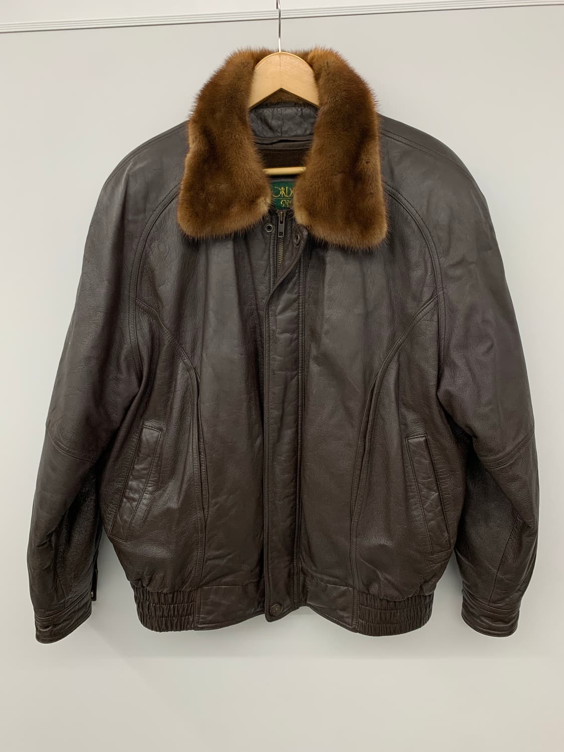 램스킨 퍼카라 레더 봄버 자켓 상품이미지3