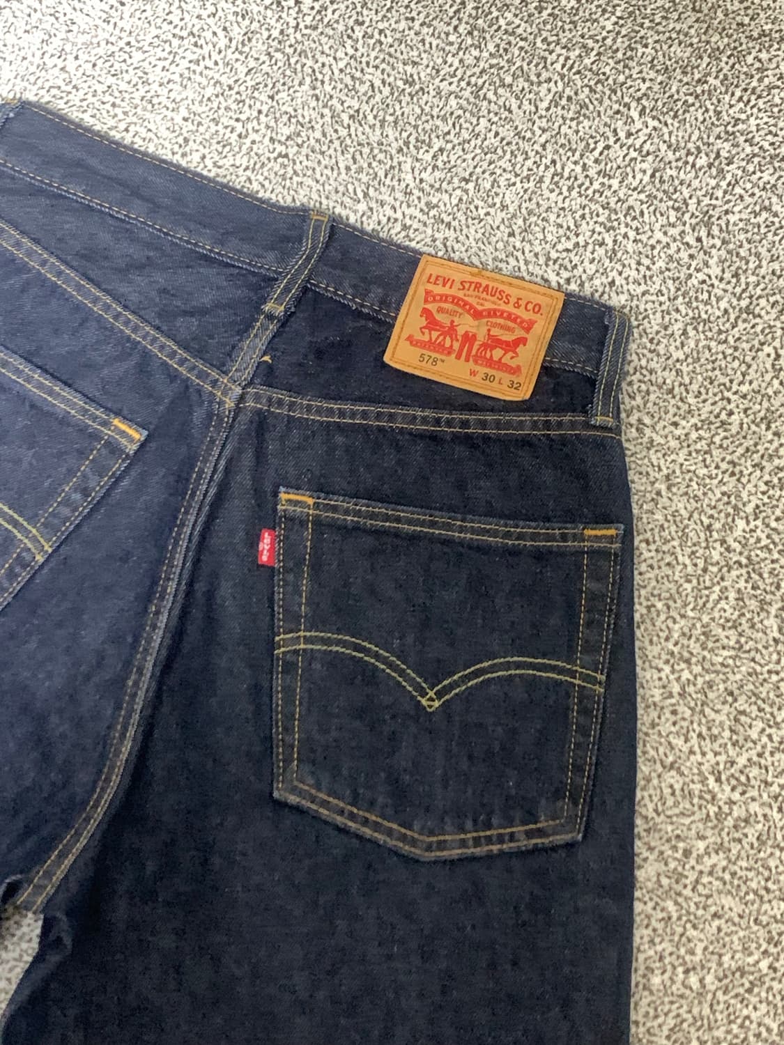 리바이스 578 와이드 데님 W30 L32 상품이미지3