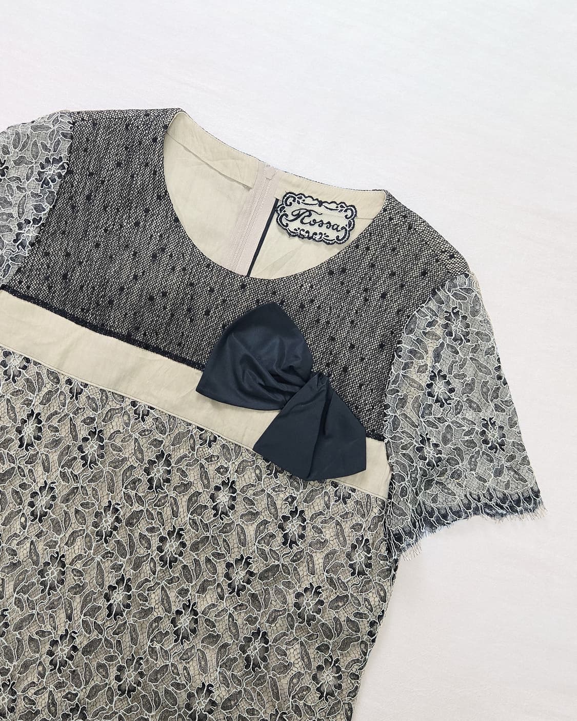 리본 포인트 고딕 레이스 원피스 상품이미지3