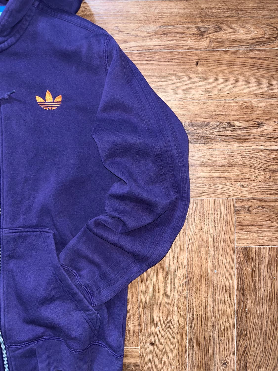 아디다스 퍼플 후드집업 상품이미지7