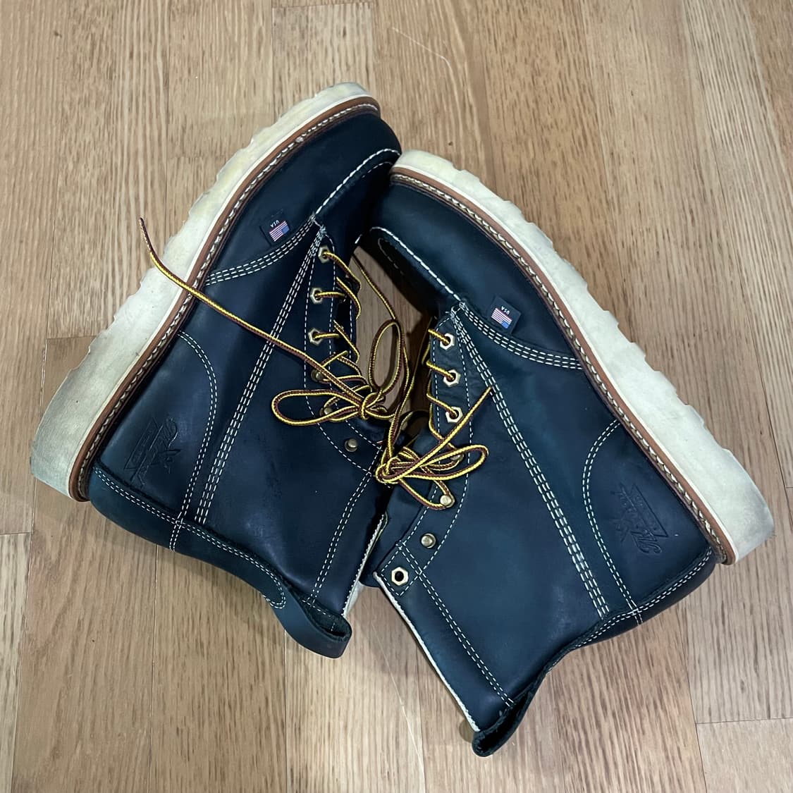 Thorogood 쏘로굿 블랙 워커 부츠 USA 275 상품이미지5