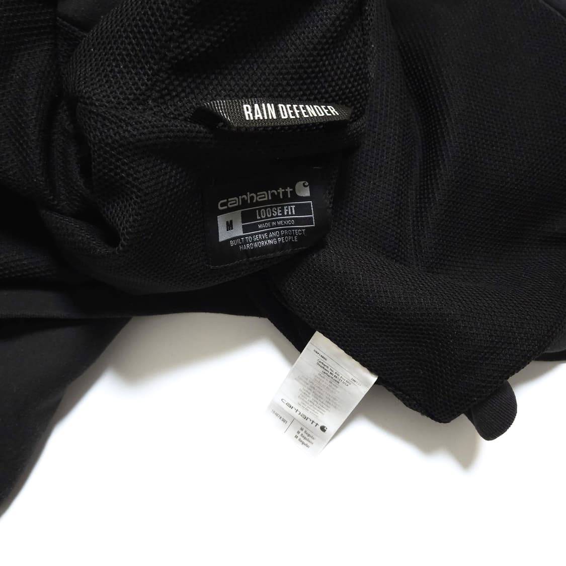 칼하트 레인디펜더 써멀 후드집업 자켓 블랙 상품이미지6
