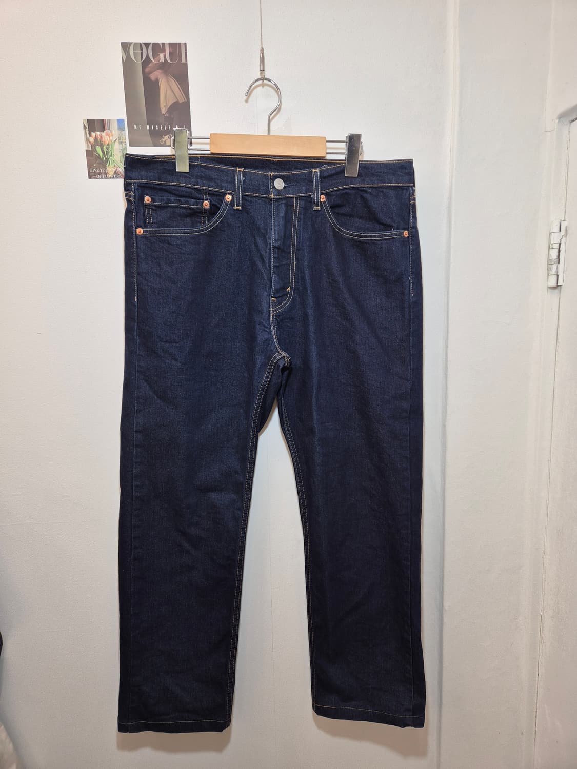 리바이스 505 프리미엄 데님 팬츠입니다
W34 L32 사이즈 상품이미지1