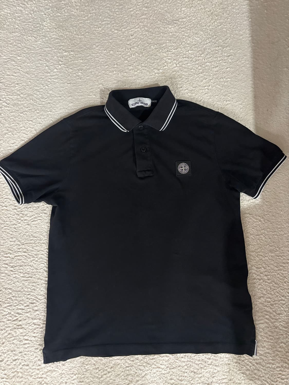 스톤아일랜드 폴로 블랙 셔츠 상품이미지1