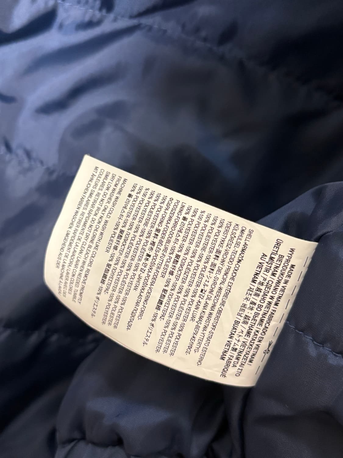 반스 핑크 배색 경량패딩 바람막이 S 상품이미지4