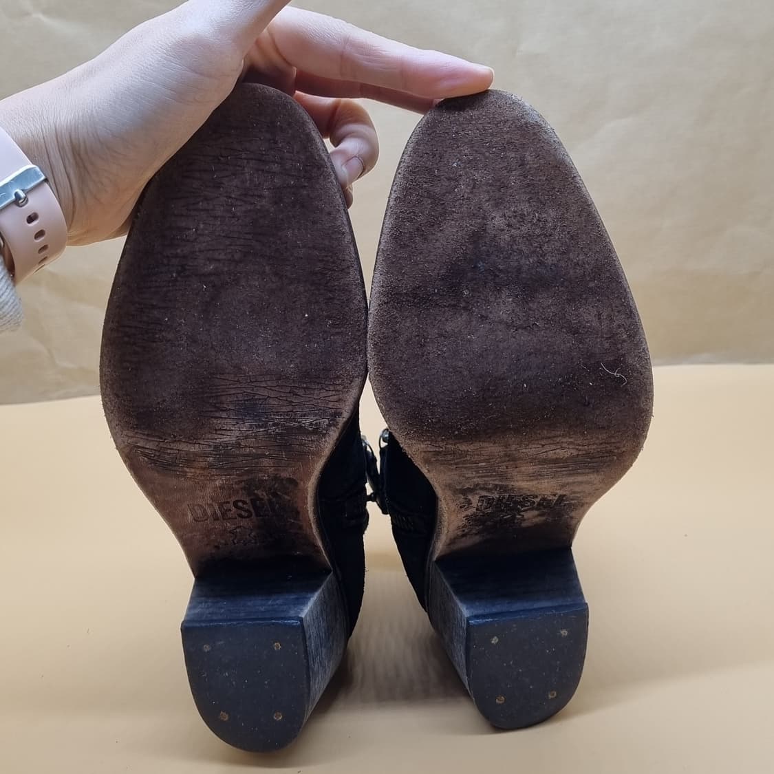 디젤 여성앵클 부츠235 굽7 상품이미지3