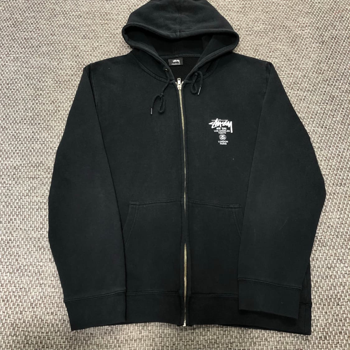 L 스투시 월드투어 후드집업 상품이미지2