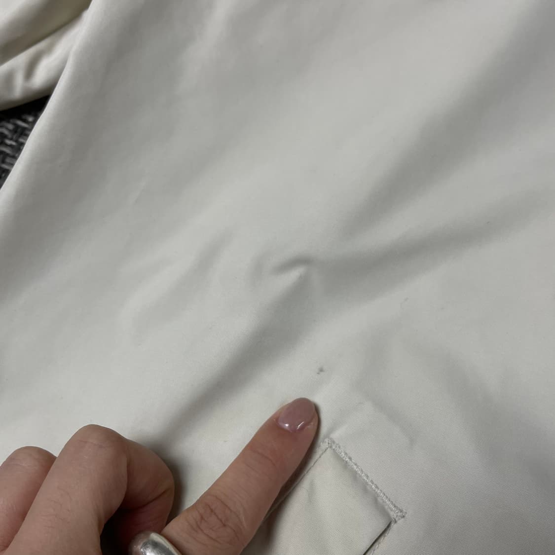 폴로랄프로렌 아이보리 나일론 스윙탑 자켓 105 상품이미지6