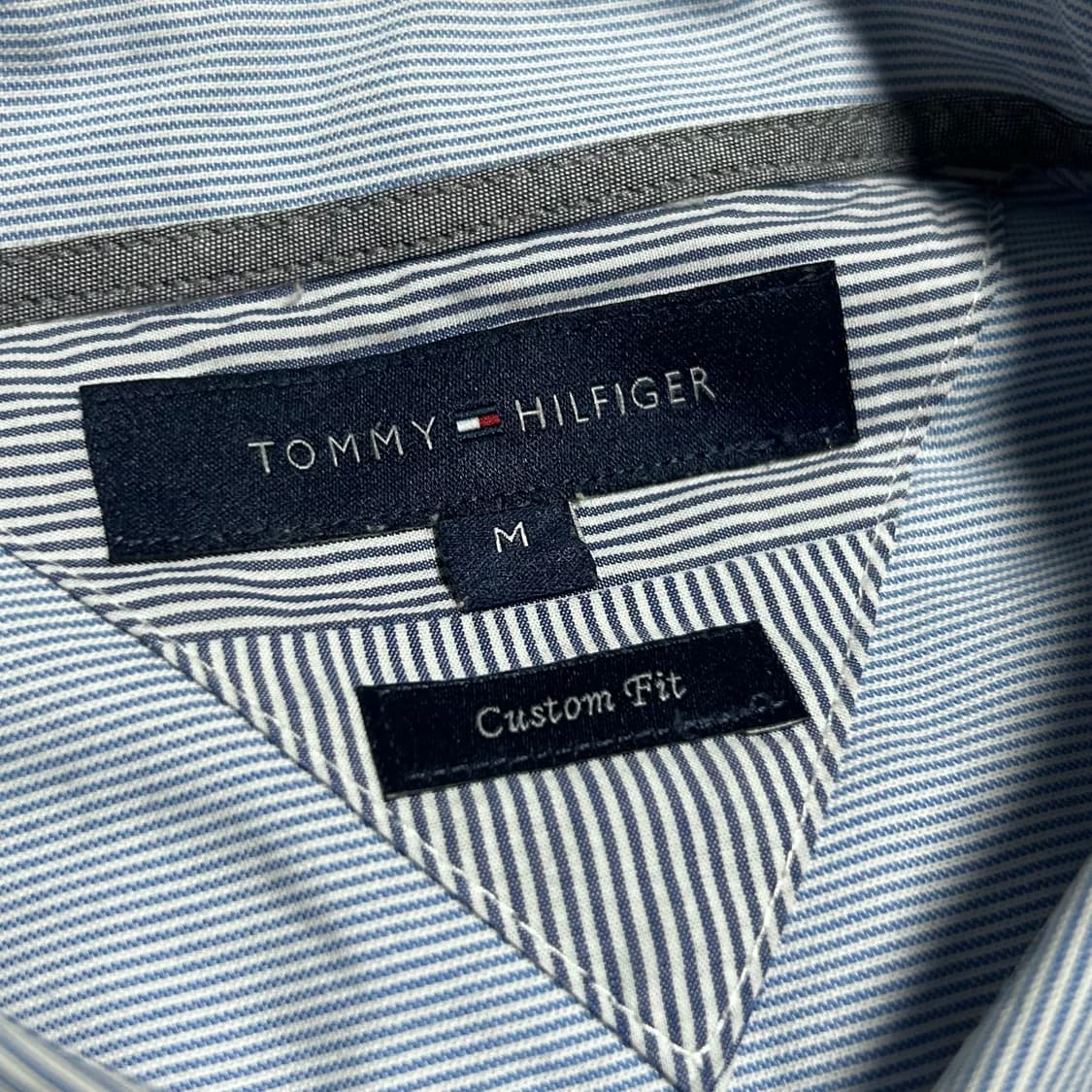 [L] Tommy 타미힐피거 커스텀핏 스트라이프 셔츠 상품이미지5