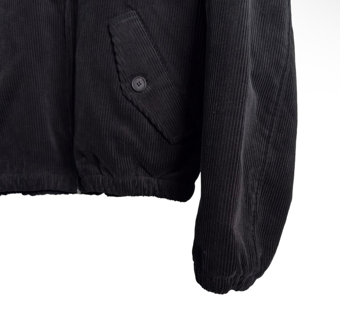 [M] STU 에스티유 남성 스트랩 코듀로이 블루종 자켓 블랙 상품이미지7