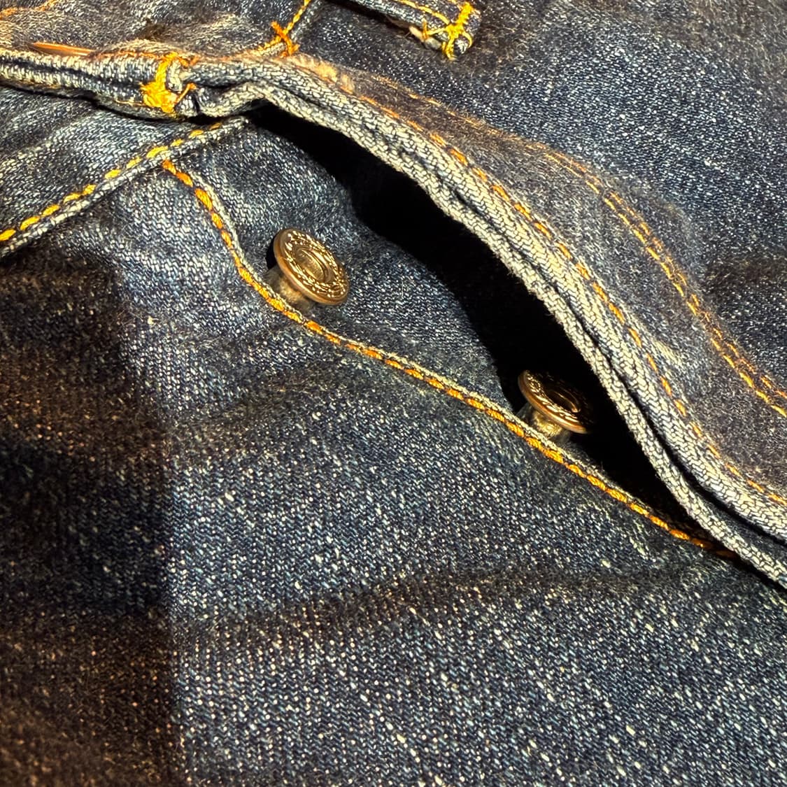 에비수 재팬 봉황 자수 데님 쇼츠 반바지 34 상품이미지5