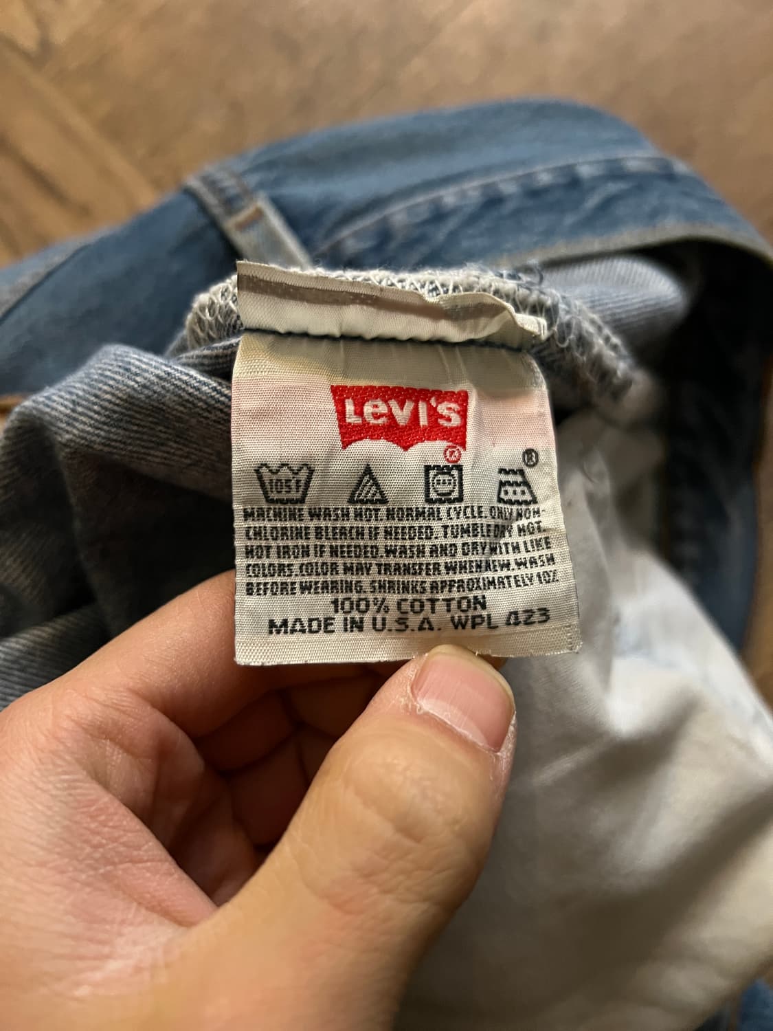 [32]90's 리바이스 501XX USA Made 데님 팬츠 S40 상품이미지6