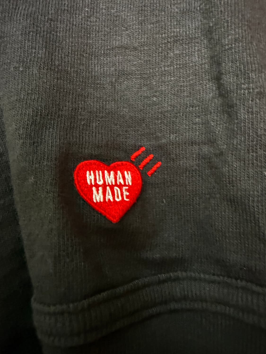 휴먼 메이드 그래픽 롱슬리브 티셔츠 #7 블랙 2XL 상품이미지5