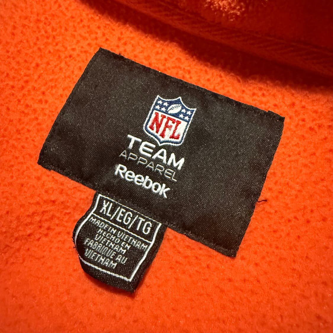 Chicago Bears Half Zip-Up Fleece Jacket 상품이미지8