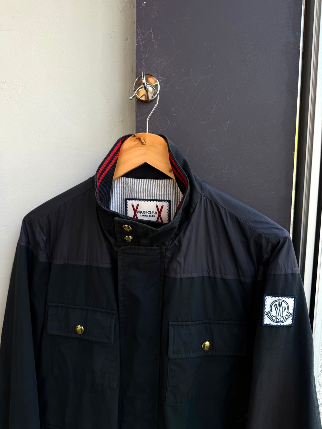 1/ 몽클레어x톰브라운 감마블루 금장버튼 자켓 상품이미지4