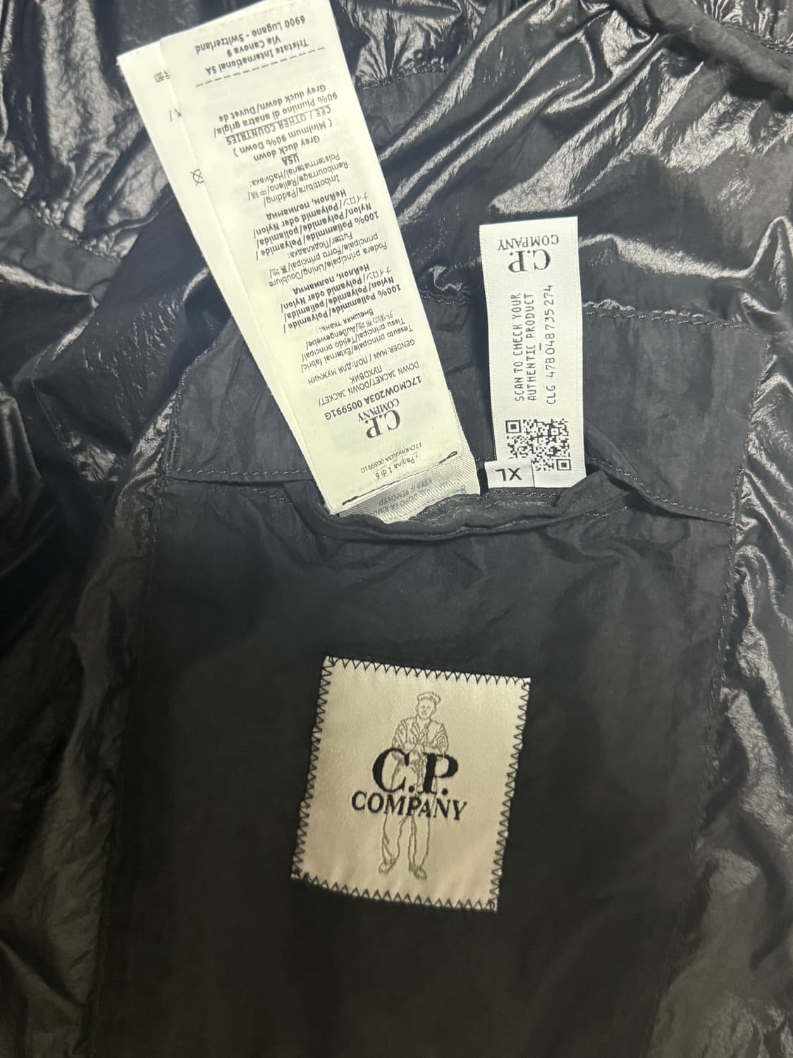 cp컴퍼니 롱패딩 XL 상품이미지5