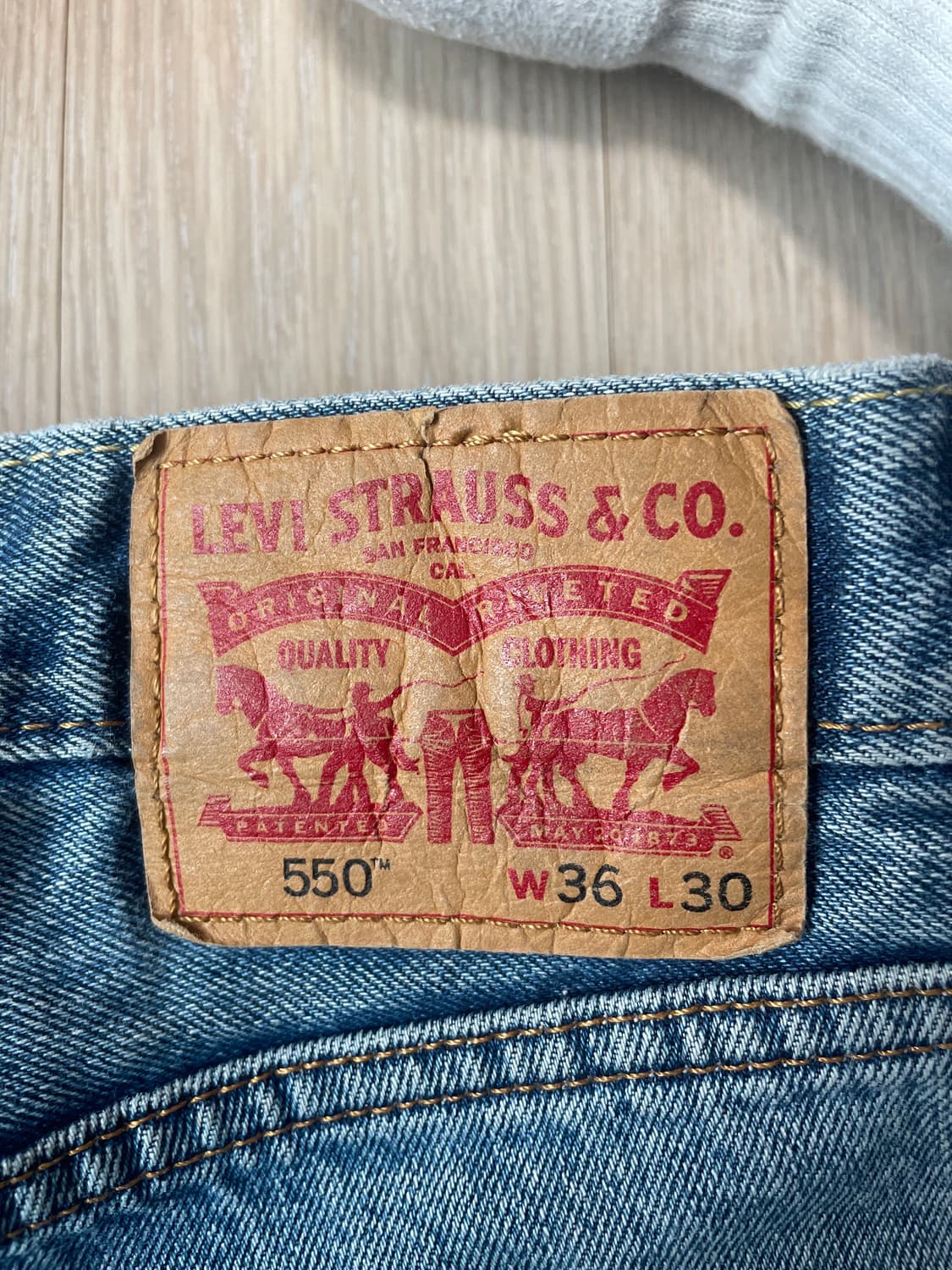 리바이스550 W36 L30 상품이미지3