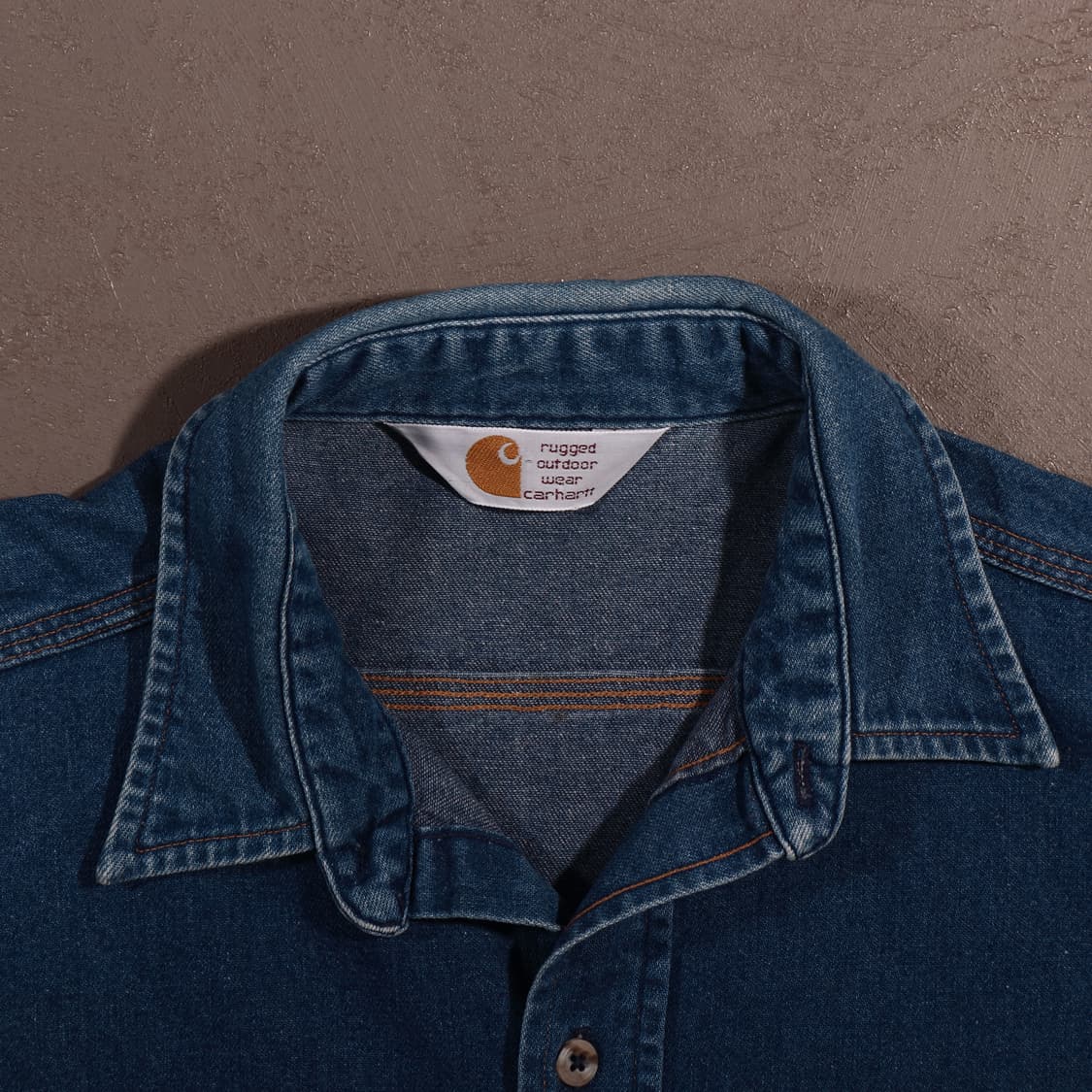 90s 칼하트 데님셔츠 C502 상품이미지3