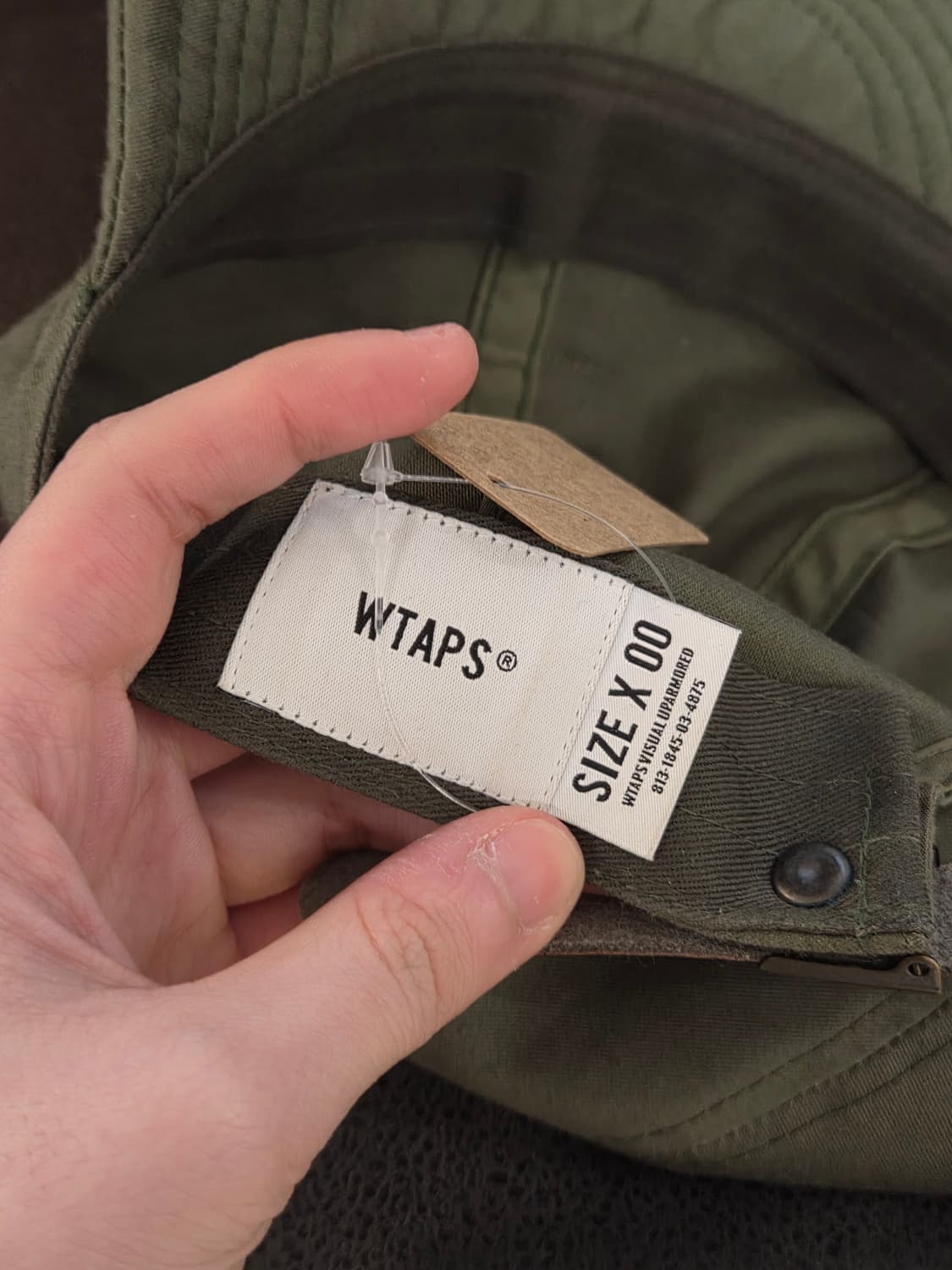 Wtaps 더블탭스 카키 캡 상품이미지7