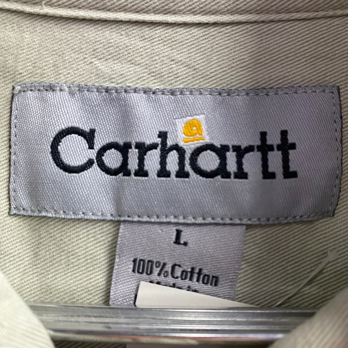 칼하트 패치로고 투포켓 베이지 셔츠 B3165 상품이미지4