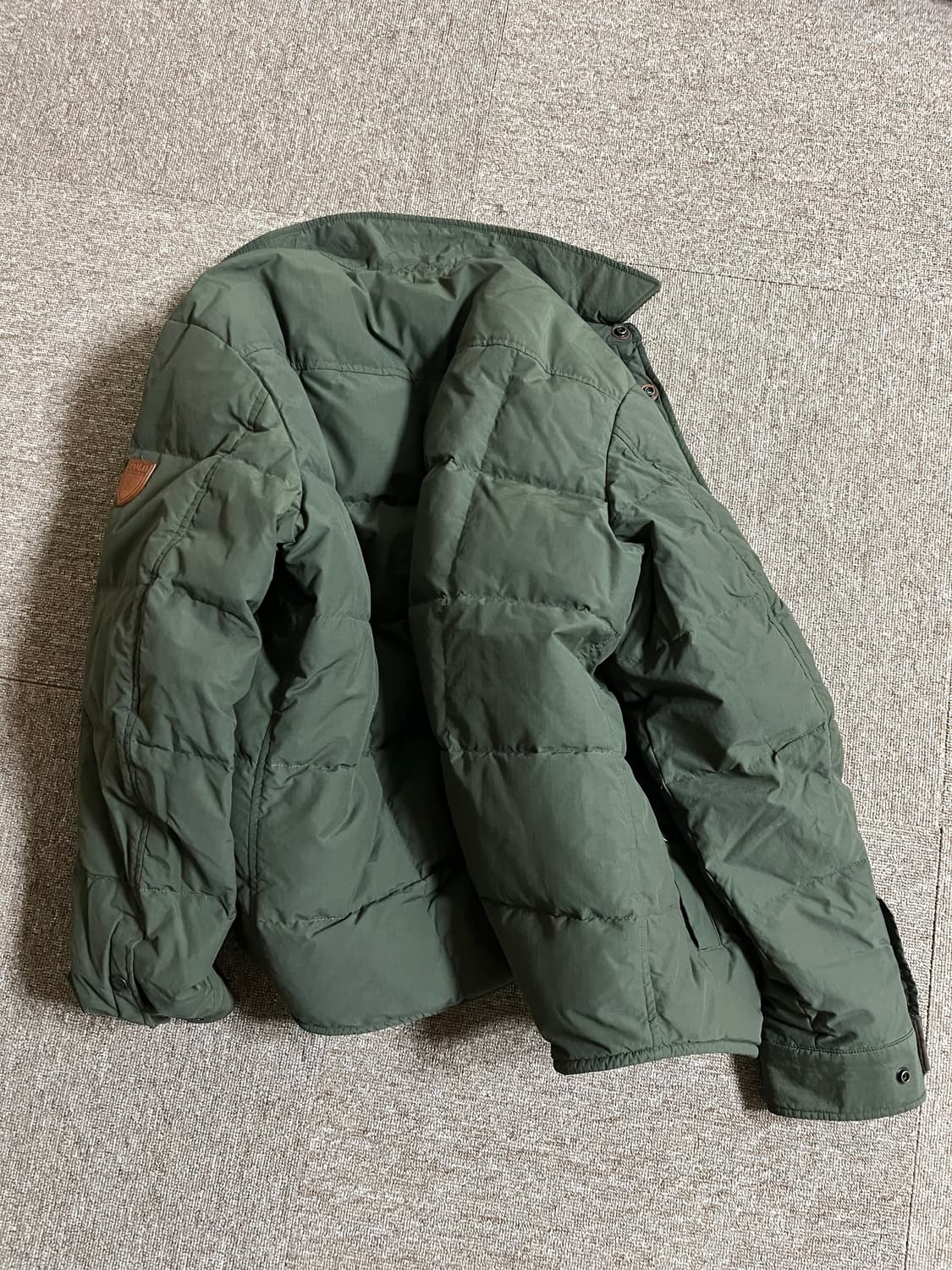 폴로 랄프로렌 퀄팅 양털 자켓 사이즈 M 상품이미지10