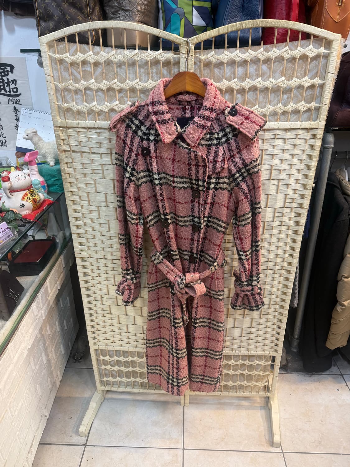 40/66 정품 버버리 노바체크 롱 코트 팝니다 상품이미지1