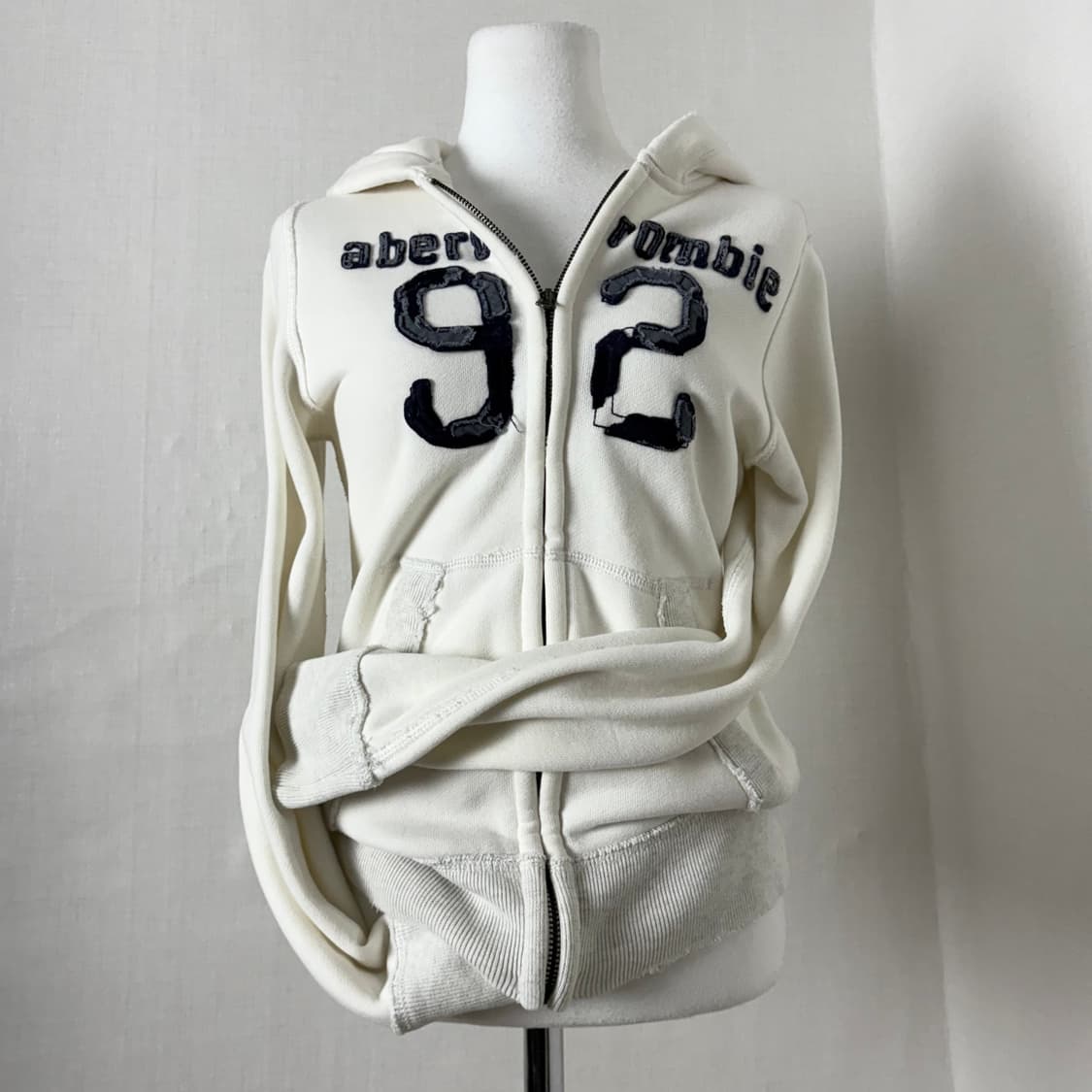 아베크롬비 데님 로고 후드집업 상품이미지4