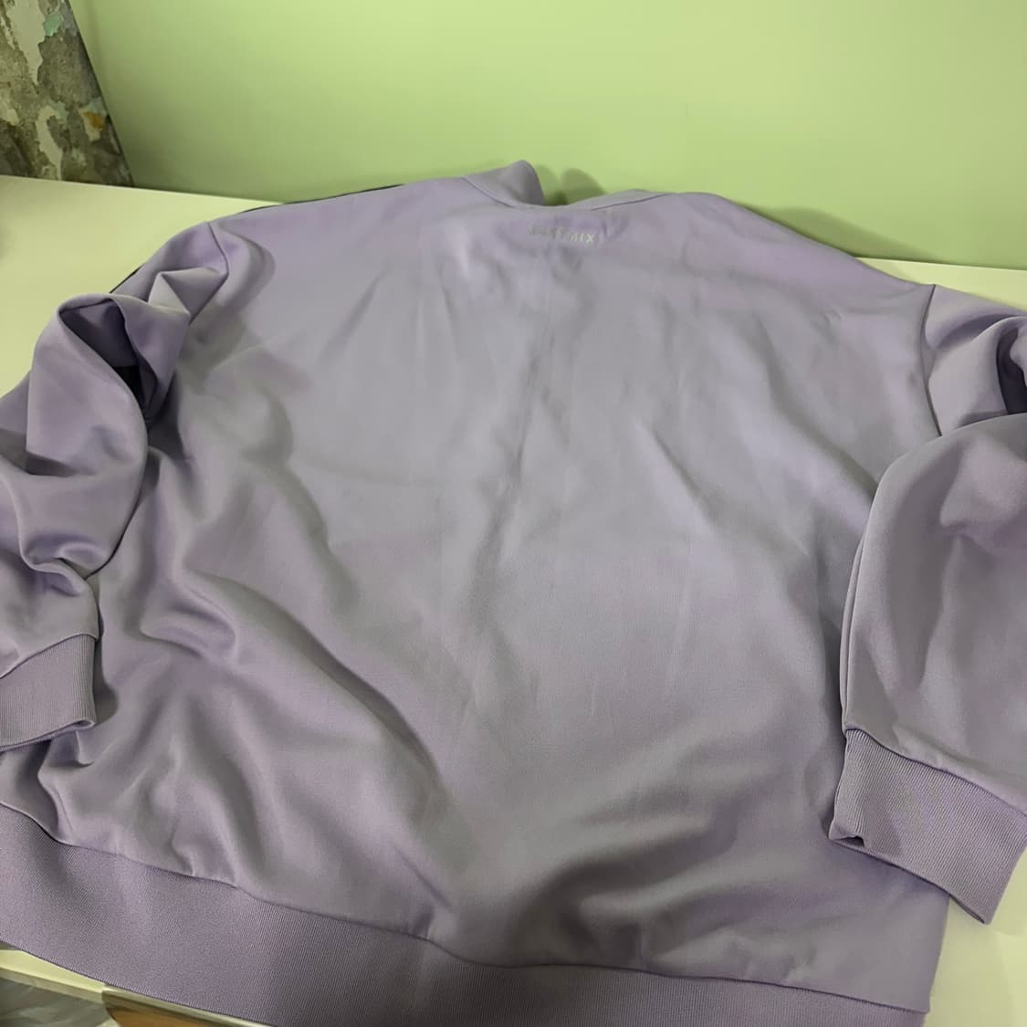 우먼L 젝시믹스 파스텔퍼플 오버핏 집업져지 트랙탑 상품이미지5