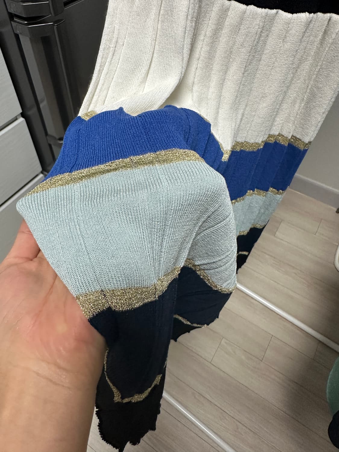 고퀄리티 멀티 니트 원피스 44-55 상품이미지2