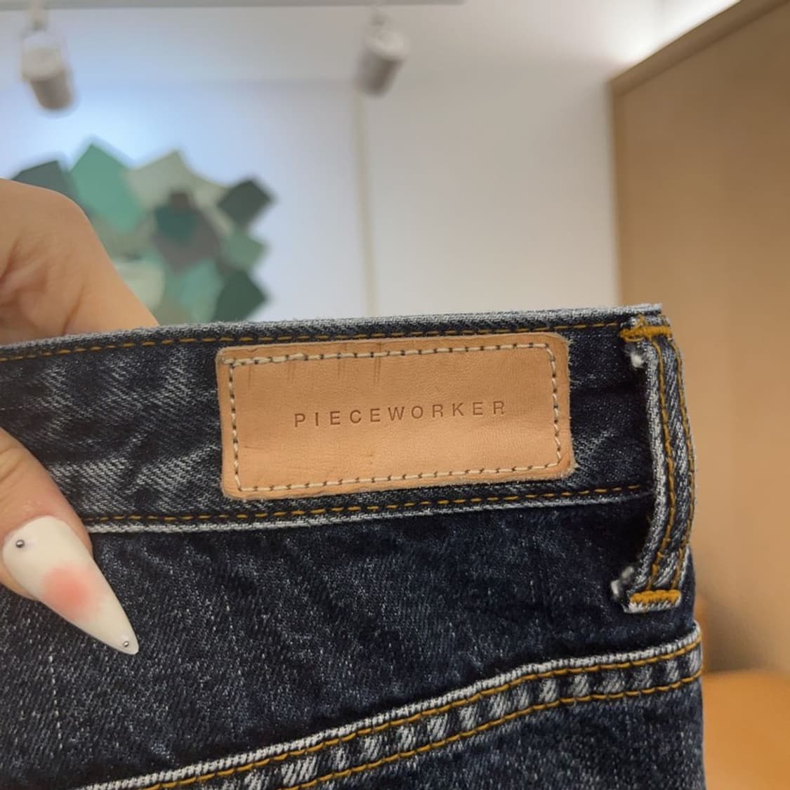 피스워커 올드스쿨 빈티지 캐주얼 워싱 데님 청바지 30인치 C09407 상품이미지5