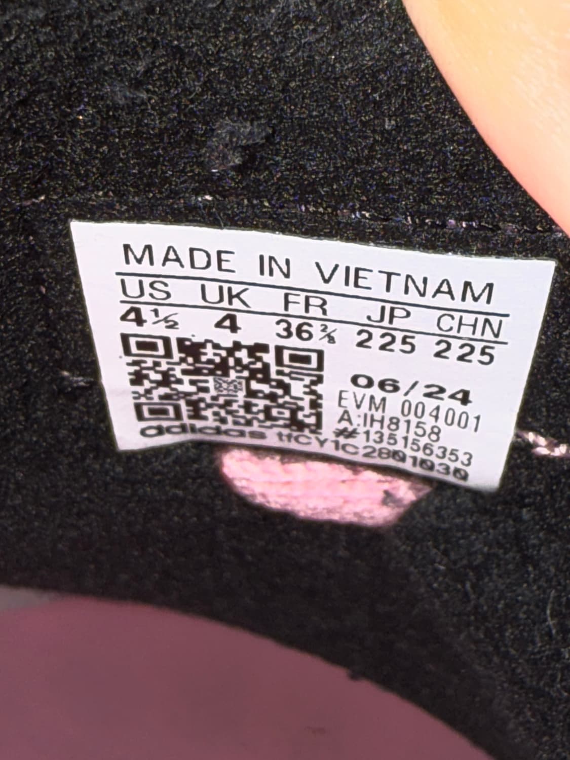 아디다스 삼바 메시 인도어 핑크 운동화 225 상품이미지6