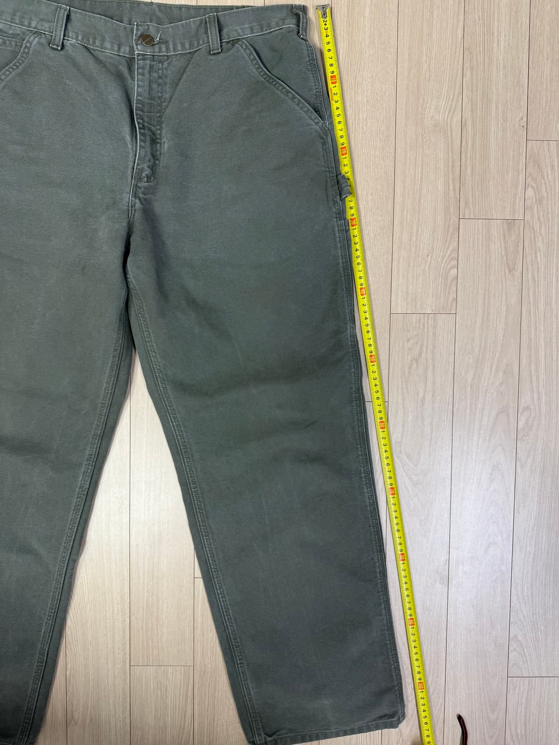 빈티지  칼하트 워크팬츠 모스그린  상품이미지2