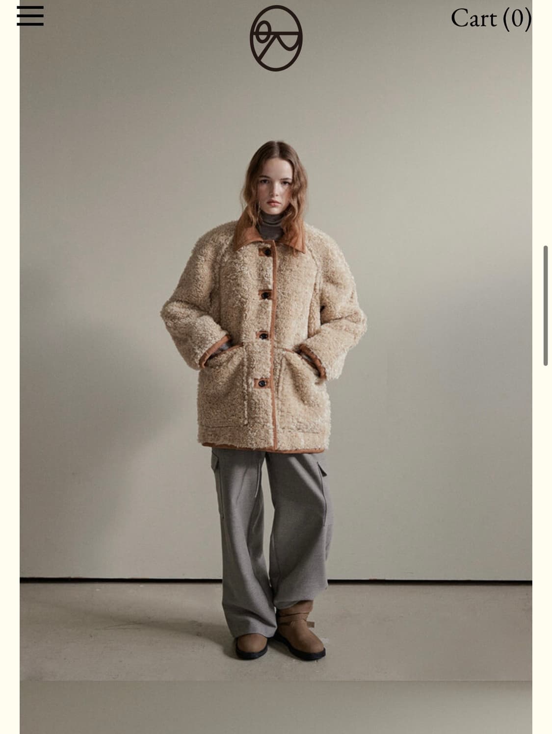 아우로 리버시블 시어링 코트 (새상품) 상품이미지2